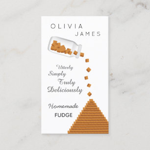 Tarjeta De Visita Deliciosos dulces caseros de caramelo