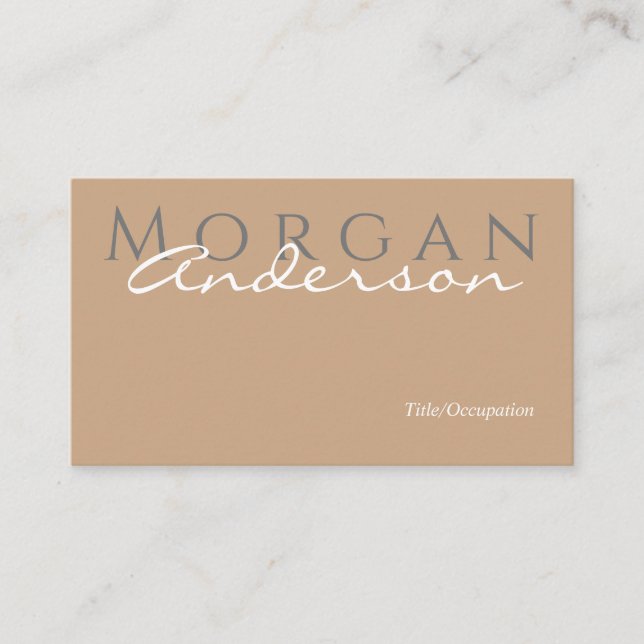 Tarjeta De Visita Denominación e información de contacto, código QR, (Anverso)