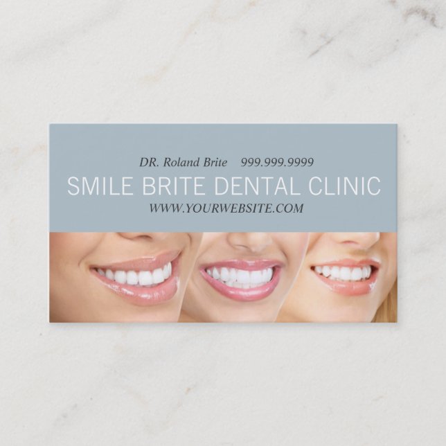 Tarjeta De Visita Dentabilidad dental Médico de Odontología dentaria (Anverso)