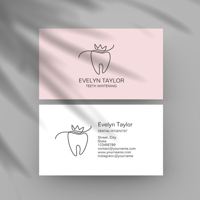 Tarjeta De Visita Dentabilidad simple Dentaria Clínica Whitening Bus (Subido por el creador)