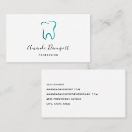 Tarjeta De Visita Dental Tooth Dentist Medical Image