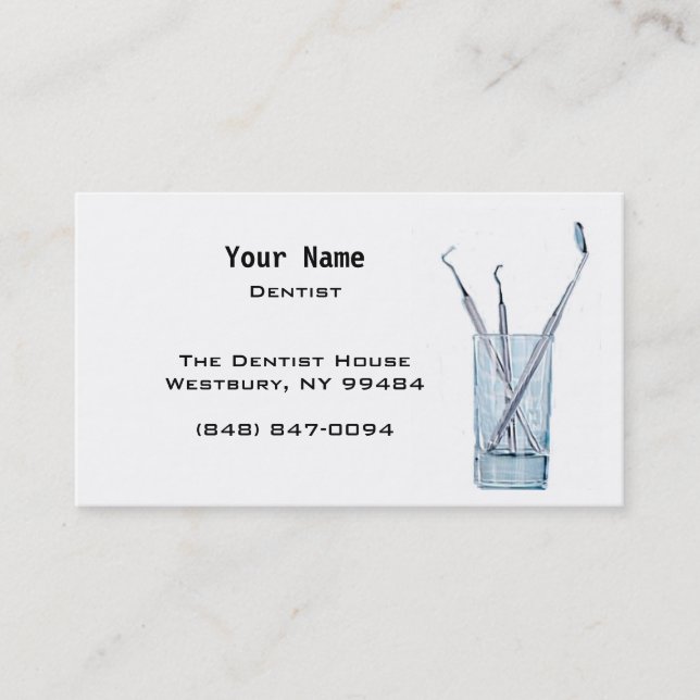 Tarjeta De Visita Dentist Business Card (Anverso)