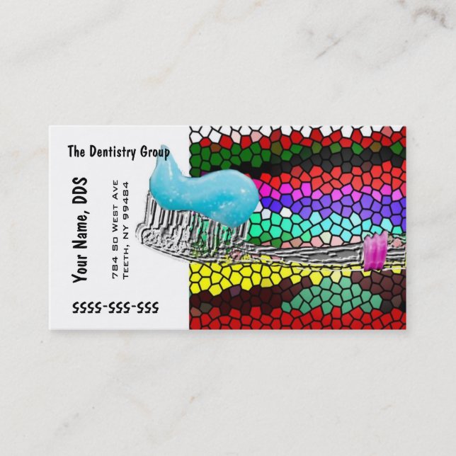 Tarjeta De Visita Dentist Business Card (Anverso)