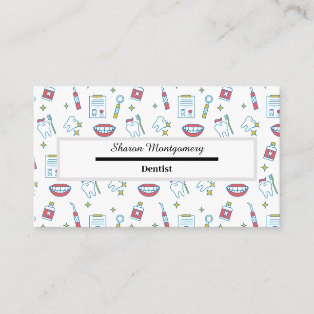 Tarjeta De Visita Dentist Business Card (Anverso)