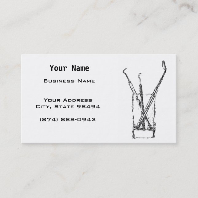 Tarjeta De Visita Dentist Business Card (Anverso)