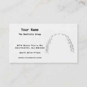 Tarjeta De Visita Dentist Business Card