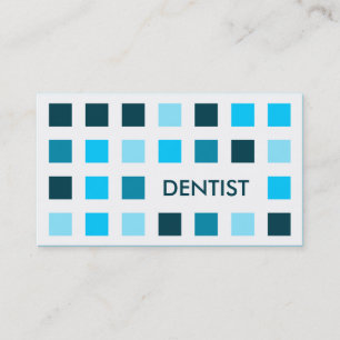 Tarjeta De Visita DENTIST (cuadrados mod)