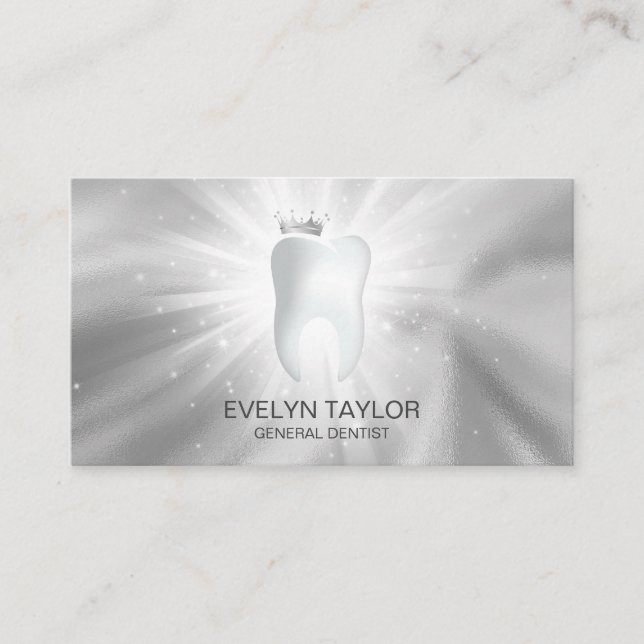 Tarjeta De Visita Dentist Dental Clinical Clinical Whitening Smile C (Anverso)