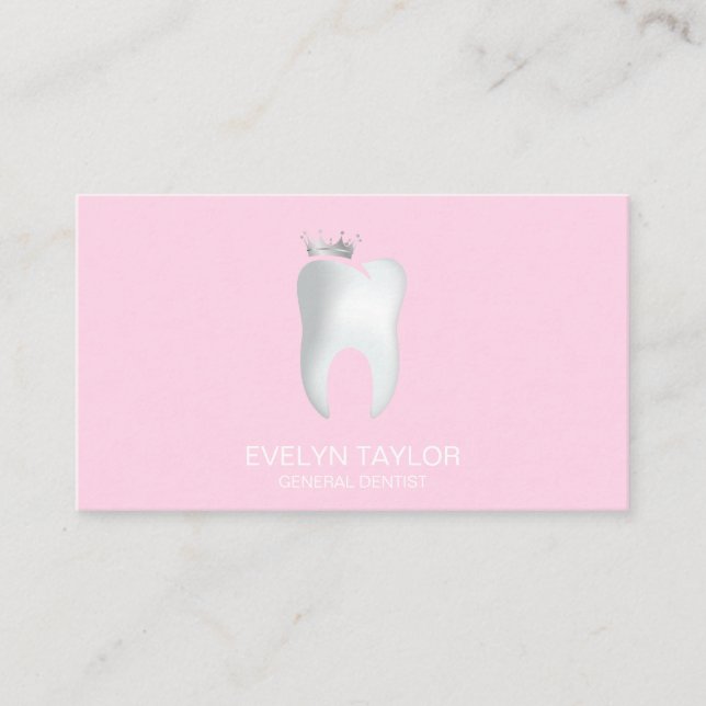 Tarjeta De Visita Dentist Dental Clinical Clinical Whitening Smile C (Anverso)