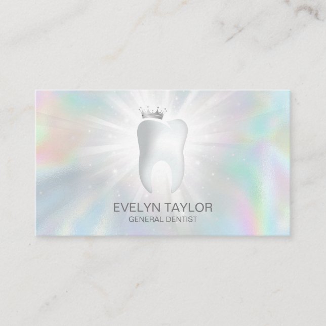 Tarjeta De Visita Dentist Dental Clinical Clinical Whitening Smile C (Anverso)