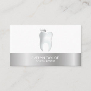 Tarjeta De Visita Dentist Dental Clinical Clinical Whitening Smile C