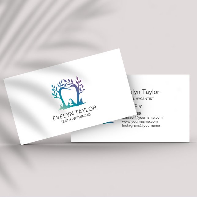 Tarjeta De Visita Dentist Dental Clinical Clinical Whitening Smile C (Subido por el creador)