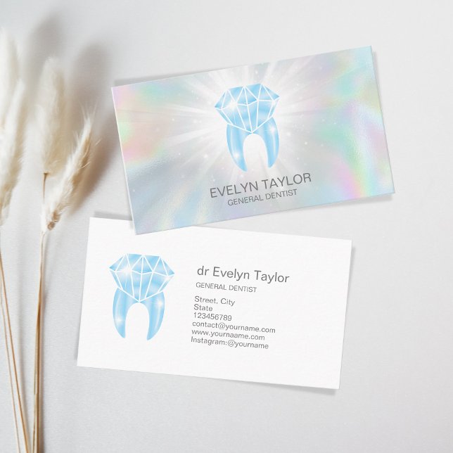 Tarjeta De Visita Dentist Dental Clinical Clinical Whitening Smile C (Subido por el creador)