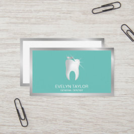 Tarjeta De Visita Dentist Dental Clinical Clinical Whitening Smile C