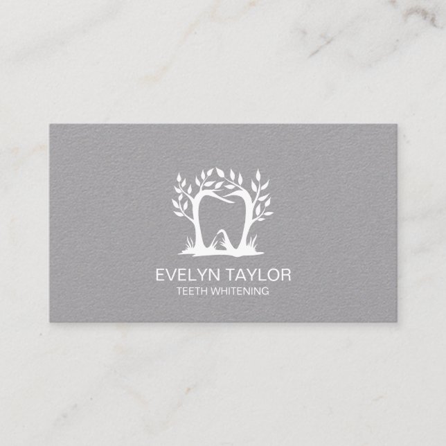 Tarjeta De Visita Dentist Dental Clinical Clinical Whitening Smile C (Anverso)