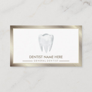 Tarjeta De Visita Dentist Dental Clinical Clinical Whitening Smile M