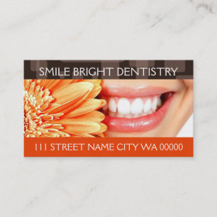 Tarjeta De Visita Dentist Dentistry Business Card