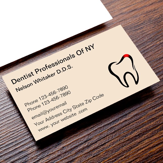 Tarjeta De Visita Dentist Office Dental Professionals (Subido por el creador)