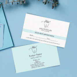 Tarjeta De Visita Dentista Dental Clinical Clínica Whitening Cita