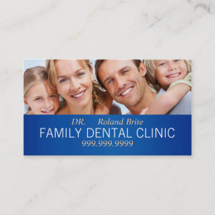 Tarjeta De Visita Dentista dental Médico de Odontología dentaria fam
