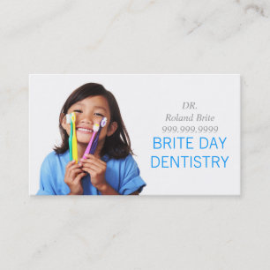 Tarjeta De Visita Dentista dental Médico de odontología dentaria son