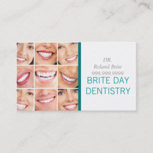 Tarjeta De Visita Dentista dental Médico de odontología dentaria son
