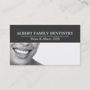 Tarjeta De Visita Dentista Dental Odontología Doctor Sonrisa Negocio