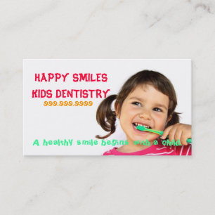 Tarjeta De Visita Dentista Dental Odontología Doctor Sonrisa Negocio