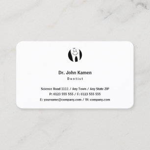 Tarjeta De Visita Dentista Diente