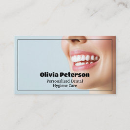 Tarjeta De Visita Dentista higiénico dental