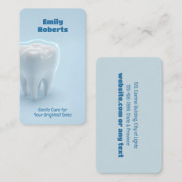 Tarjeta De Visita Dentista higiénico dental