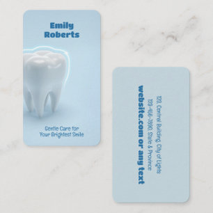 Tarjeta De Visita Dentista higiénico dental