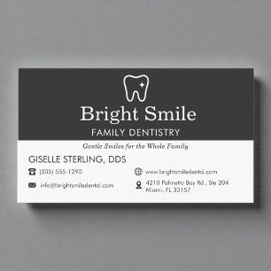 Tarjeta De Visita Dentista Odontología Dental