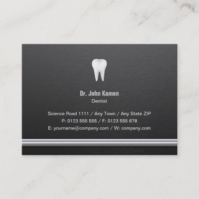 Tarjeta De Visita Dentista | Profesional (Anverso)