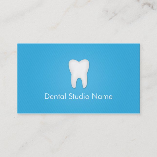 Tarjeta De Visita Dentista/tarjetas de visita dentales del estudio (Anverso)