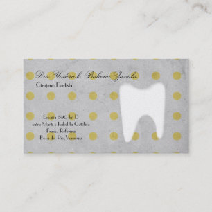 Tarjeta De Visita Dentistry dentist Dot Business Card