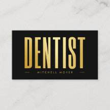 Dentistry Tooth Logo Black & Gold