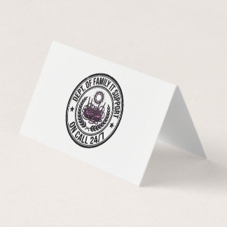 Tarjeta De Visita Departamento de Contraseñas Perdidas Técnico de So