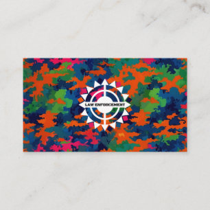 Tarjeta De Visita Departamento de Policía de Aplicación de la Ley Sh