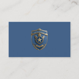 Tarjeta De Visita Departamento de Policía del Sheriff Adjunto encarg