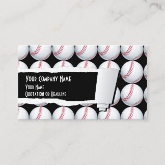 Tarjeta De Visita Deporte del béisbol