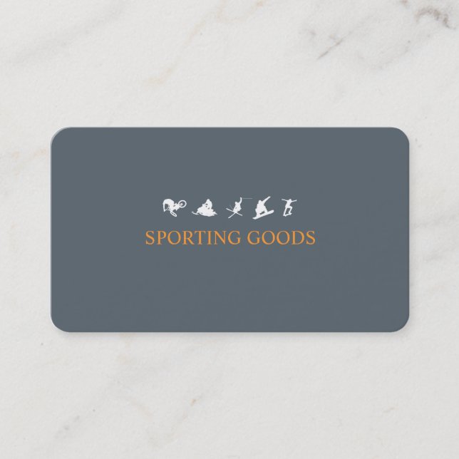 Tarjeta De Visita Deportes (Anverso)