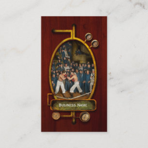 Tarjeta De Visita Deportes - Boxeo - La segunda ronda 1896