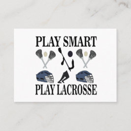 Tarjeta De Visita Deportes Lacrosse Coach