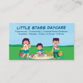 Tarjeta De Visita Deportes profesionales de Daycare | cuidado infant