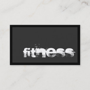 Tarjeta de visita deportiva profesional Fitness pa