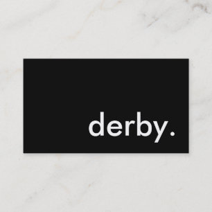 Tarjeta De Visita derby.
