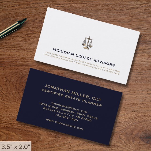 Tarjeta De Visita Derecho Minimalista moderno (Subido por el creador)