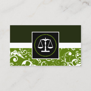 Tarjeta De Visita derecho profesional : escalas de justicia damasqui
