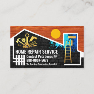 Tarjeta De Visita Derelict Home Handyman Repairs